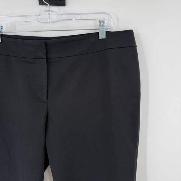 ANN TAYLOR FACTORY MODERN Black Straight Leg Dress Pants  Sz 14 - Picture 4 of 13